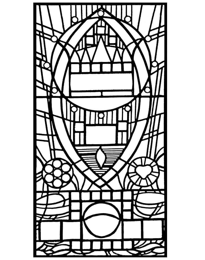 Obraz z Betlém vitráže omalovánka