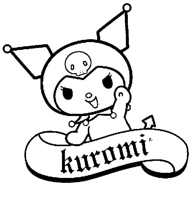 Kuromi k tisku omalovánka