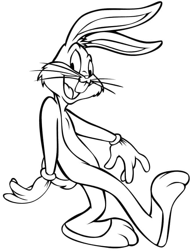 Omalovánka Úžasný Bugs Bunny