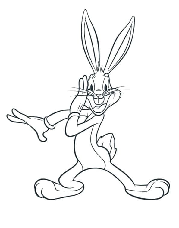 Omalovánka Zdarma Bugs Bunny