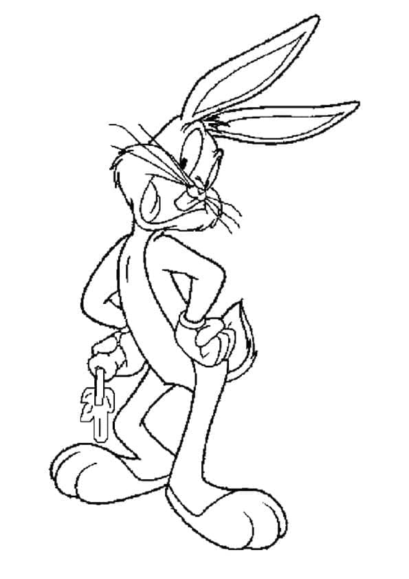 Bugs Bunny omalovánky