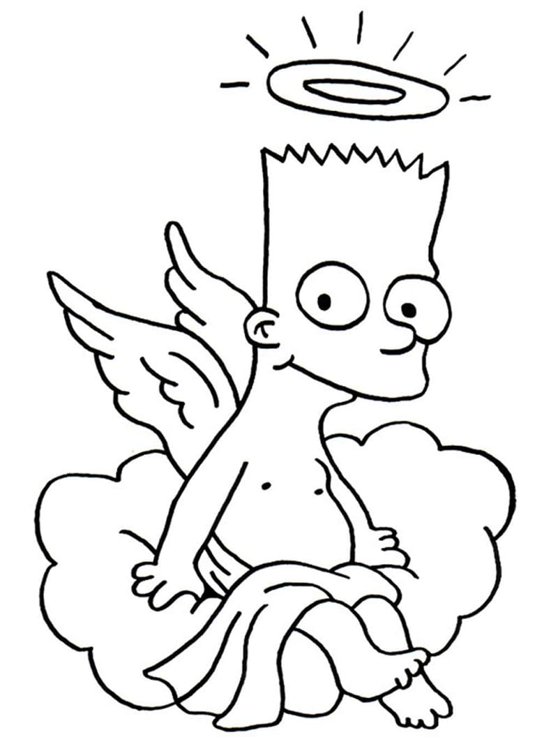 Omalovánka Bart Simpson – Strana 6