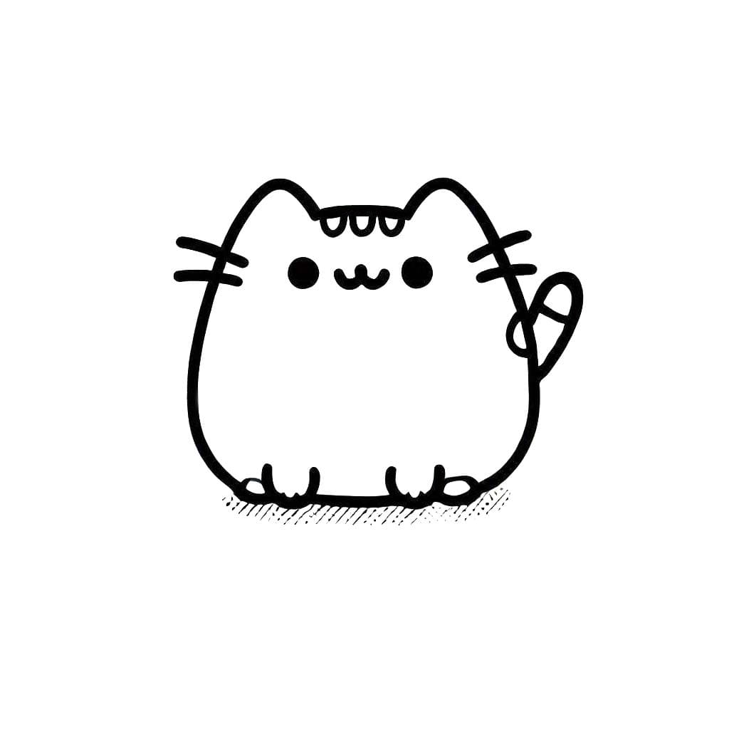 Kreslit Pusheen 3 omalovánka