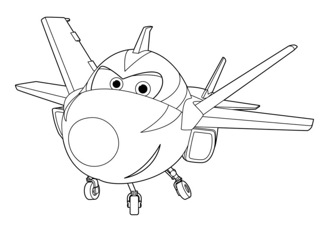Nakreslete úžasné Jerome Super Wings omalovánka