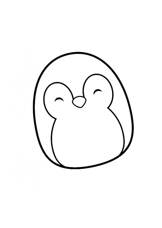 Nakreslete Squishmallows pro děti omalovánka