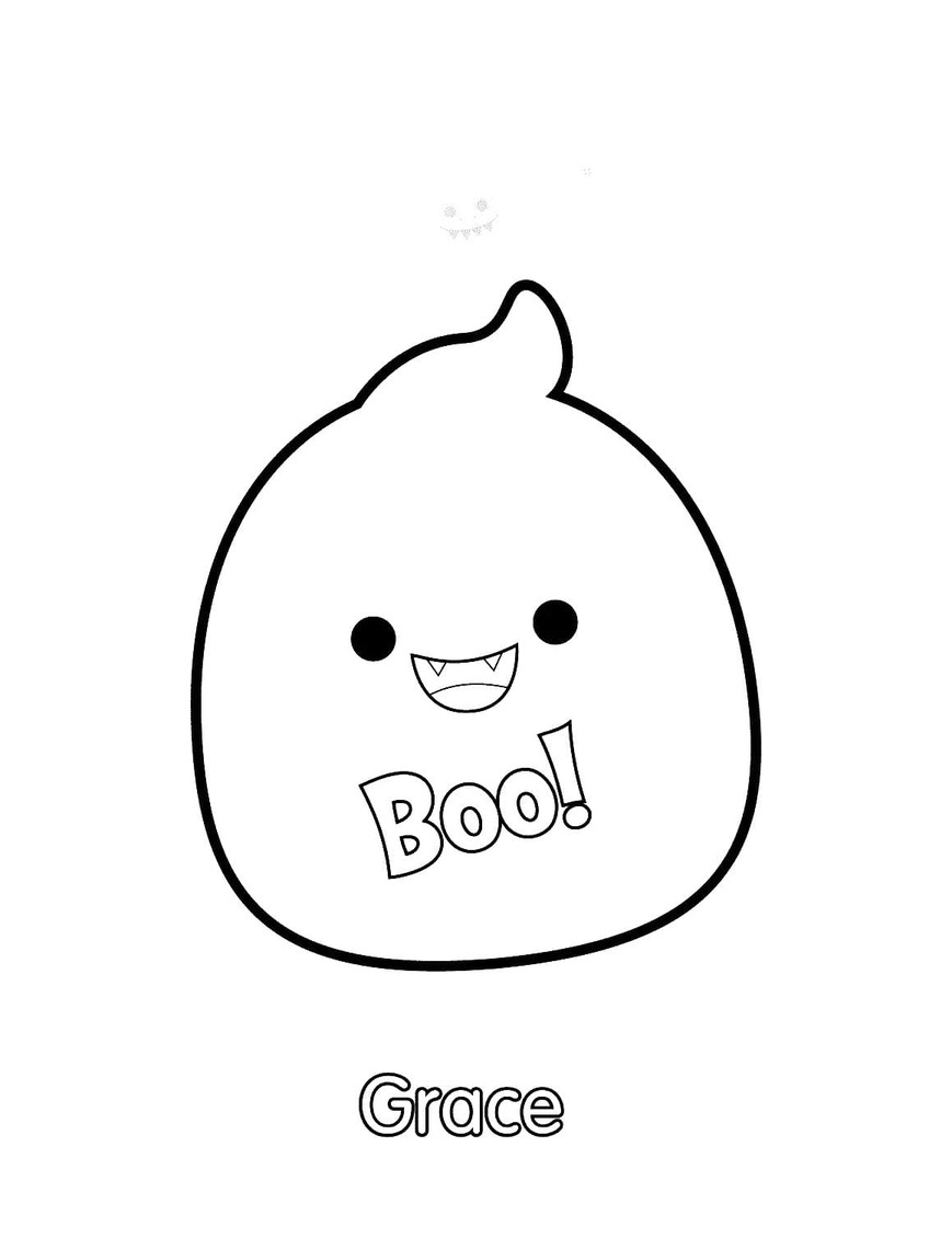 Squishmallows velmi základní omalovánka