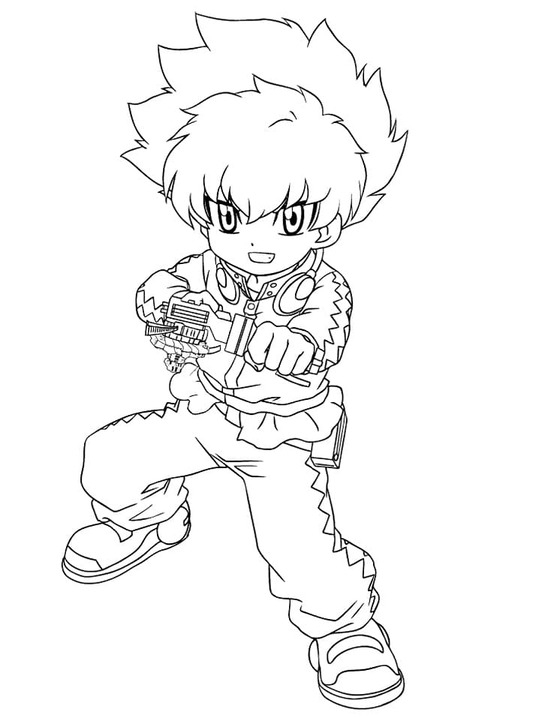 Beyblade velmi základní omalovánka