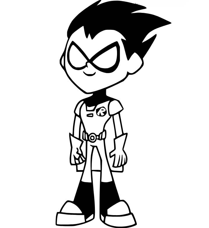 Kreslit Mladí Titáni do toho omalovánka