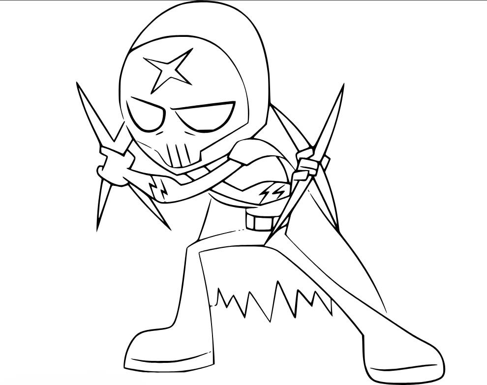 Mladí Titáni do toho 6 omalovánka