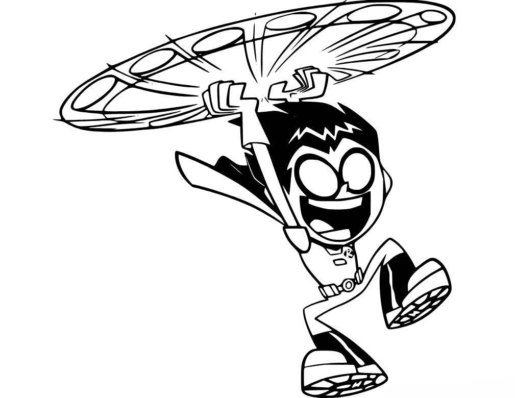 Mladí Titáni do toho 7 omalovánka