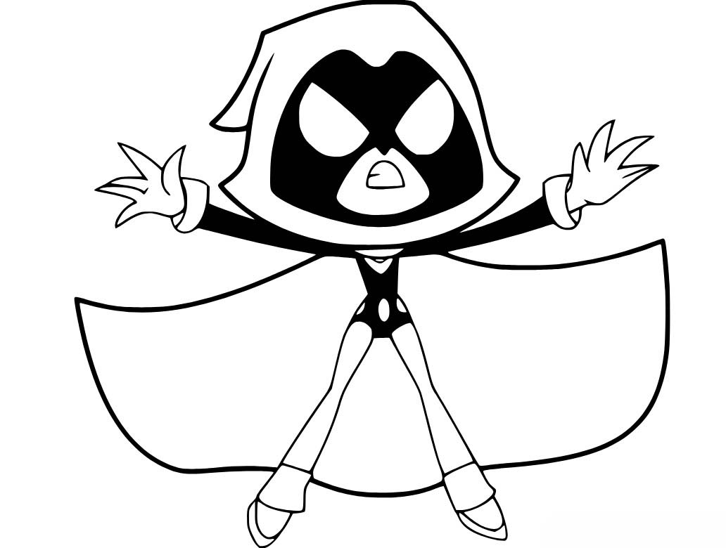 Mladí Titáni do toho snadný tisknutelné omalovánka