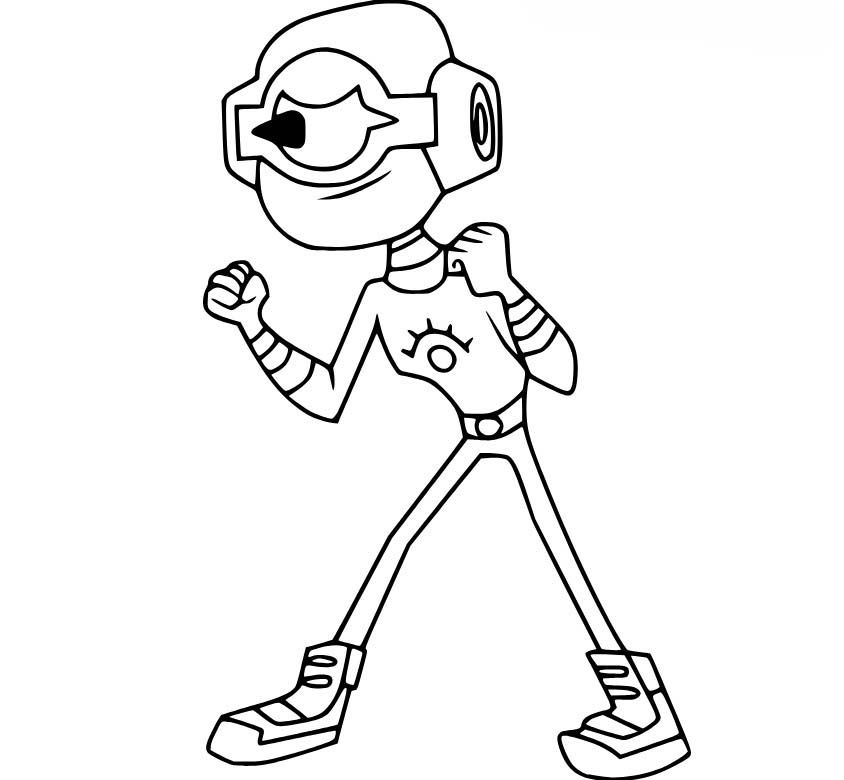 Mladí Titáni do toho základní tisknutelné omalovánka