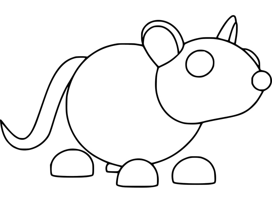 Nakreslete Adopt Me prostý omalovánka