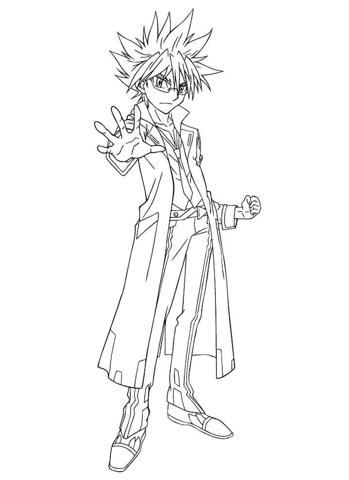 Nakreslete Beyblade tisknutelné omalovánka