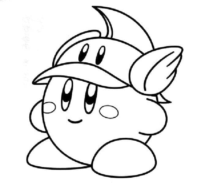 Nakreslete Kirby 7 omalovánka