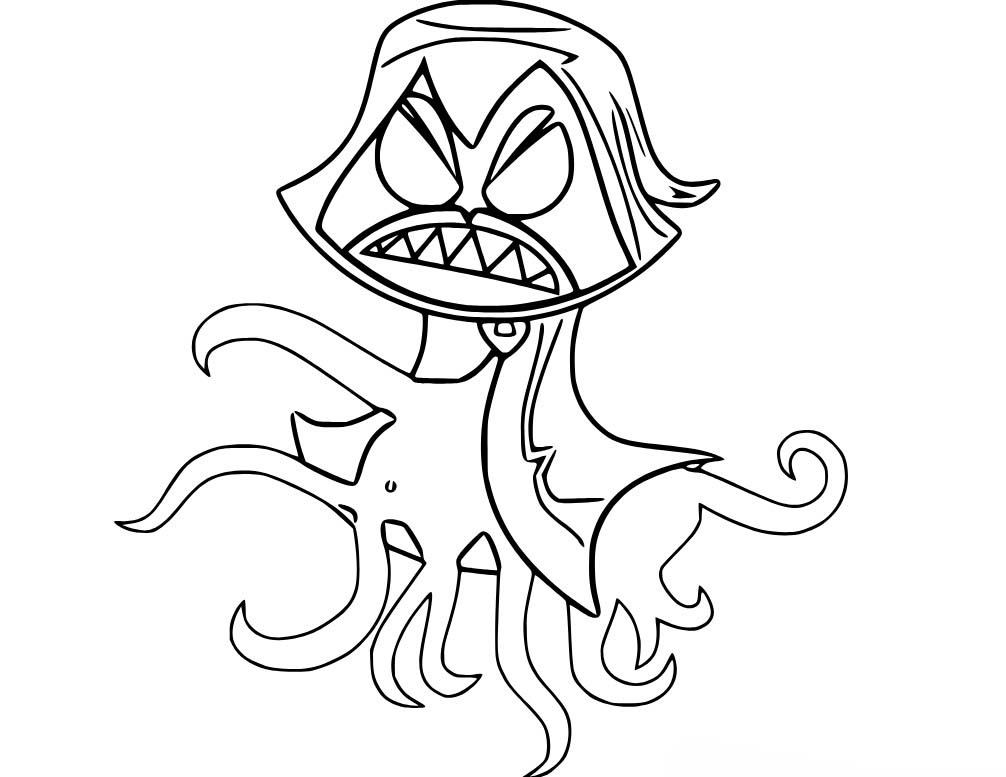 Nakreslete Mladí Titáni do toho snadný tisknutelné omalovánka