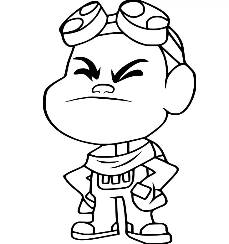 Nakreslete Mladí Titáni do toho u dětí omalovánka