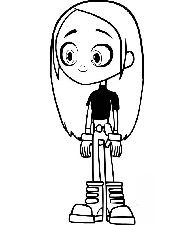 Nakreslete Mladí Titáni do toho základní omalovánka