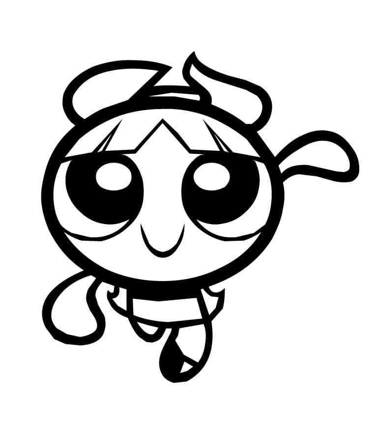 Nakreslete Powerpuff Girls 7 omalovánka