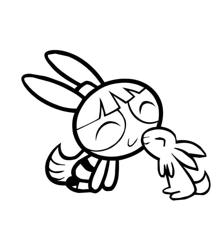 Nakreslete Powerpuff Girls snadný u dětí omalovánka