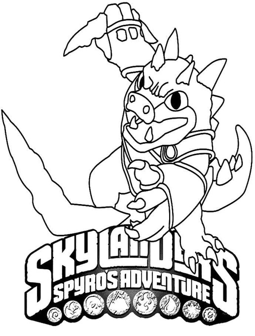 Nakreslete Skylanders základní omalovánka