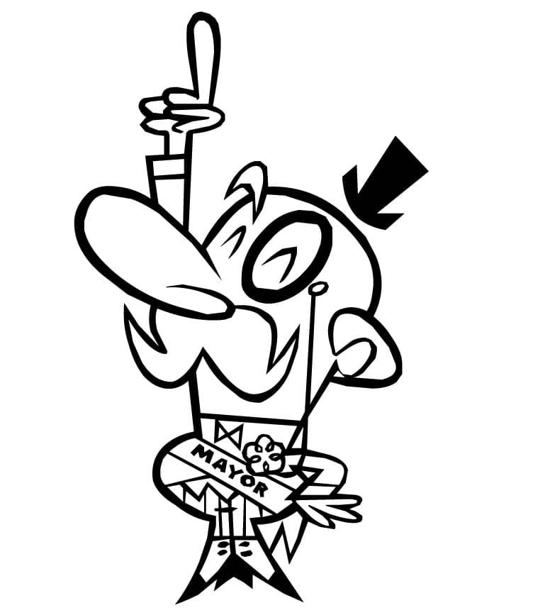 Powerpuff Girls základní tisknutelné omalovánka