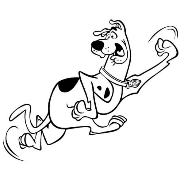 Scooby Doo roztomilý omalovánka