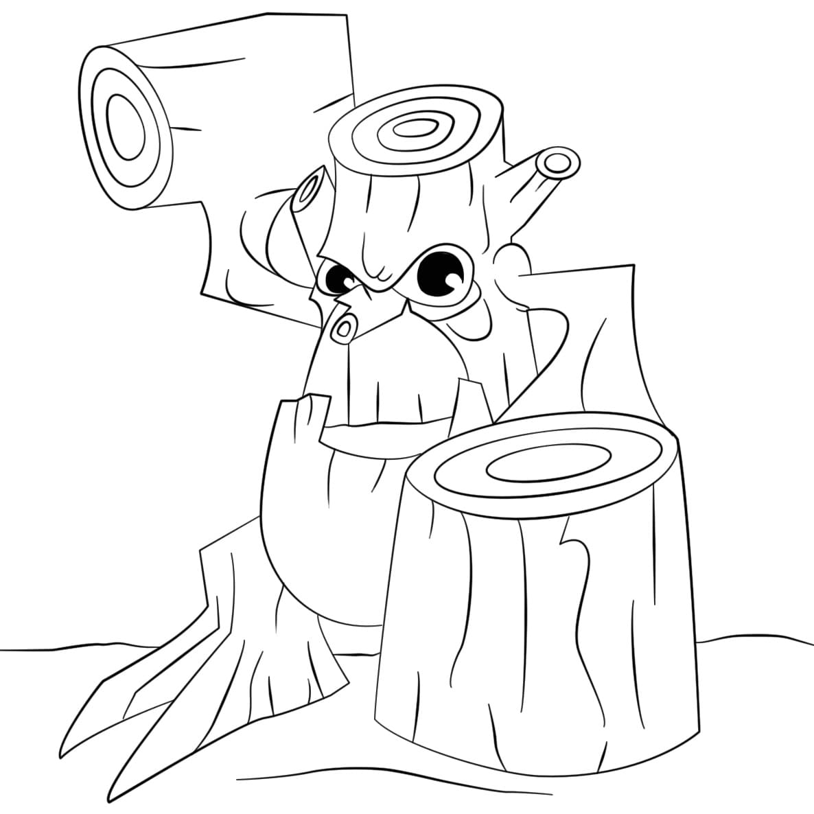 Skylanders prostý u dětí omalovánka