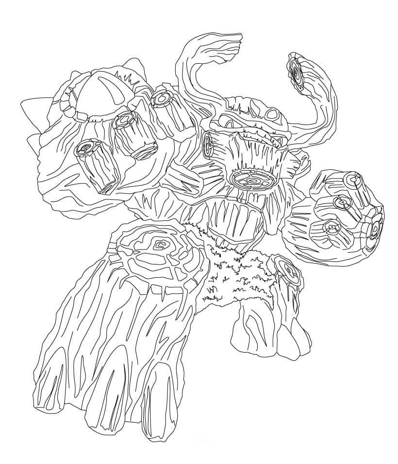 Skylanders základní tisknutelné omalovánka