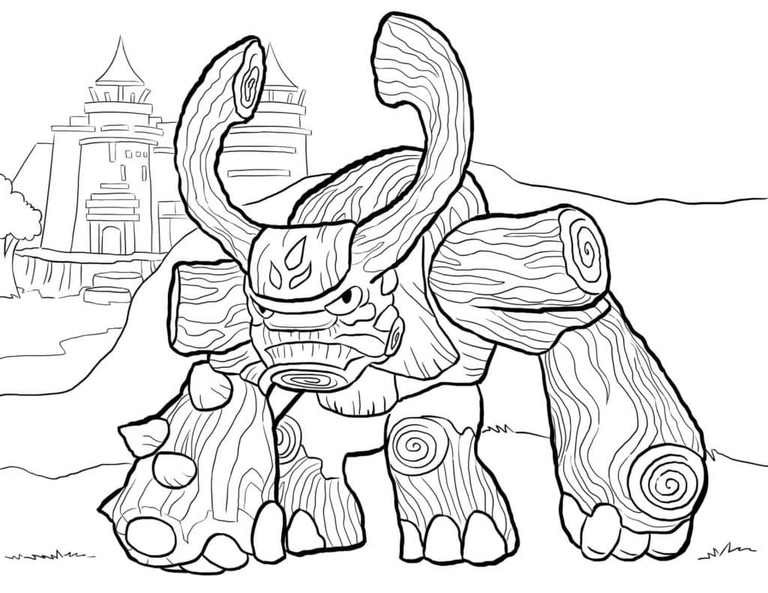 Skylanders základní u dětí omalovánka