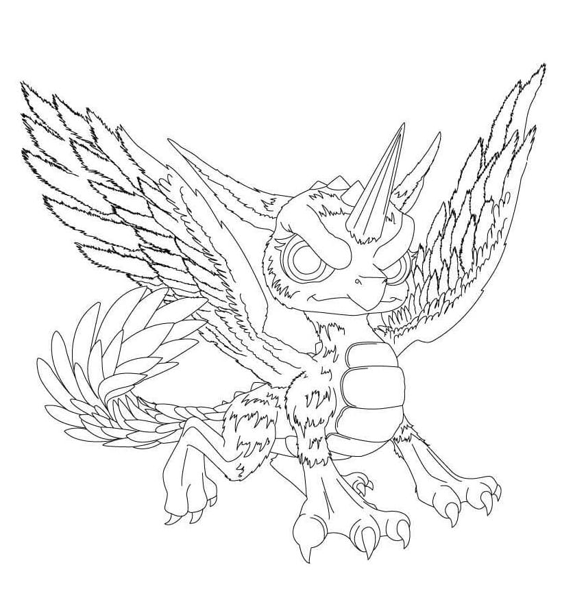 Skylanders zdarma snadný omalovánka