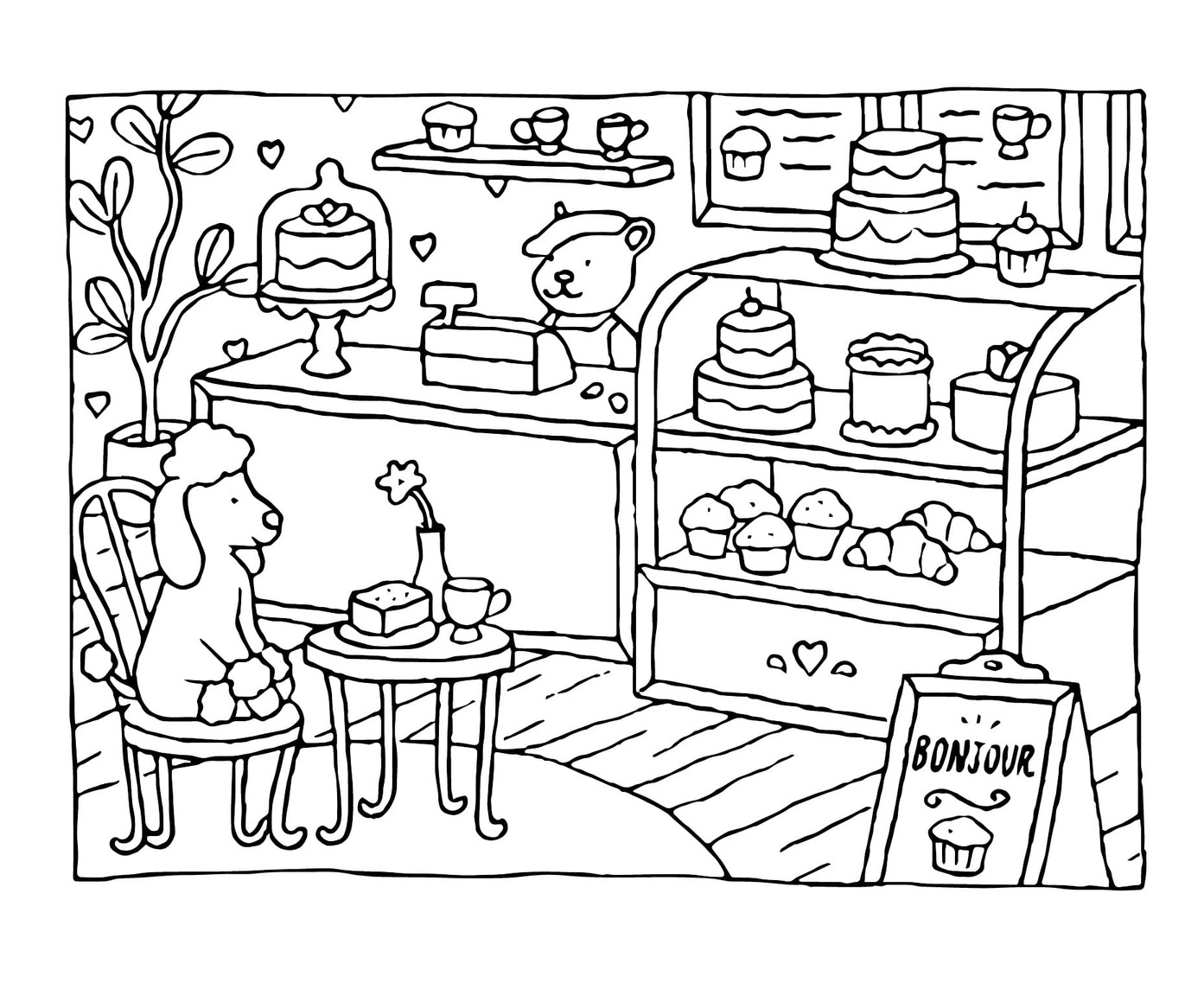 Bobbie Goods tisknutelné pro děti omalovánka