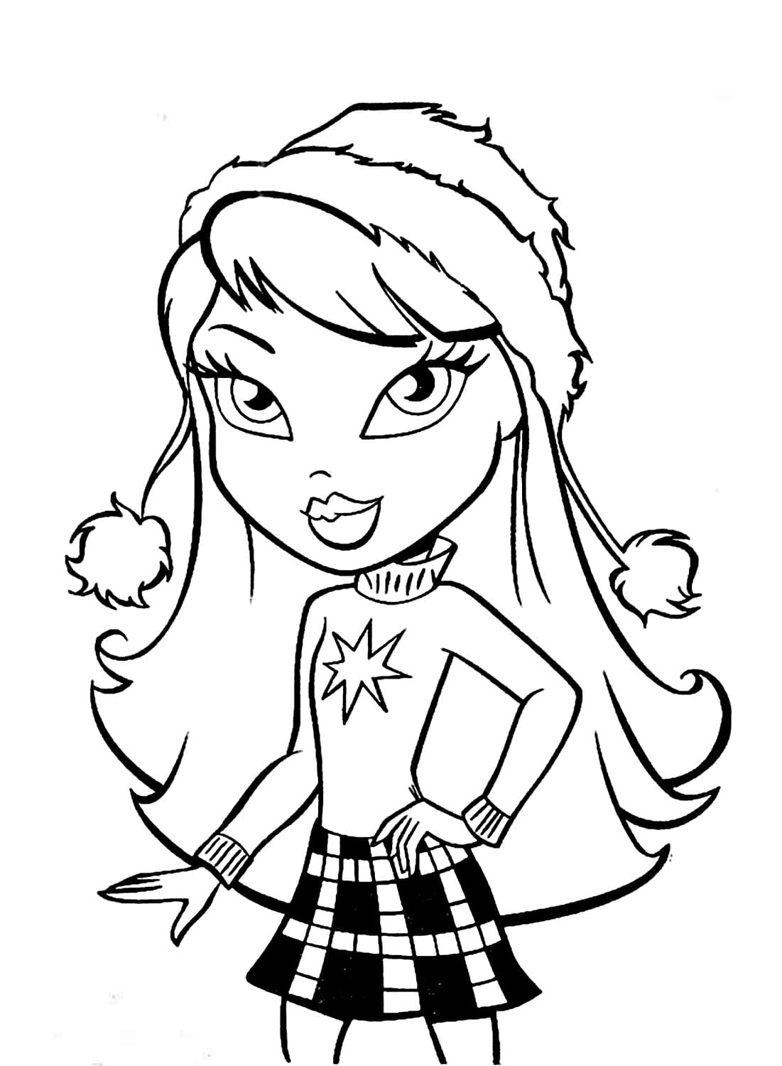 Bratz tisknutelné omalovánka