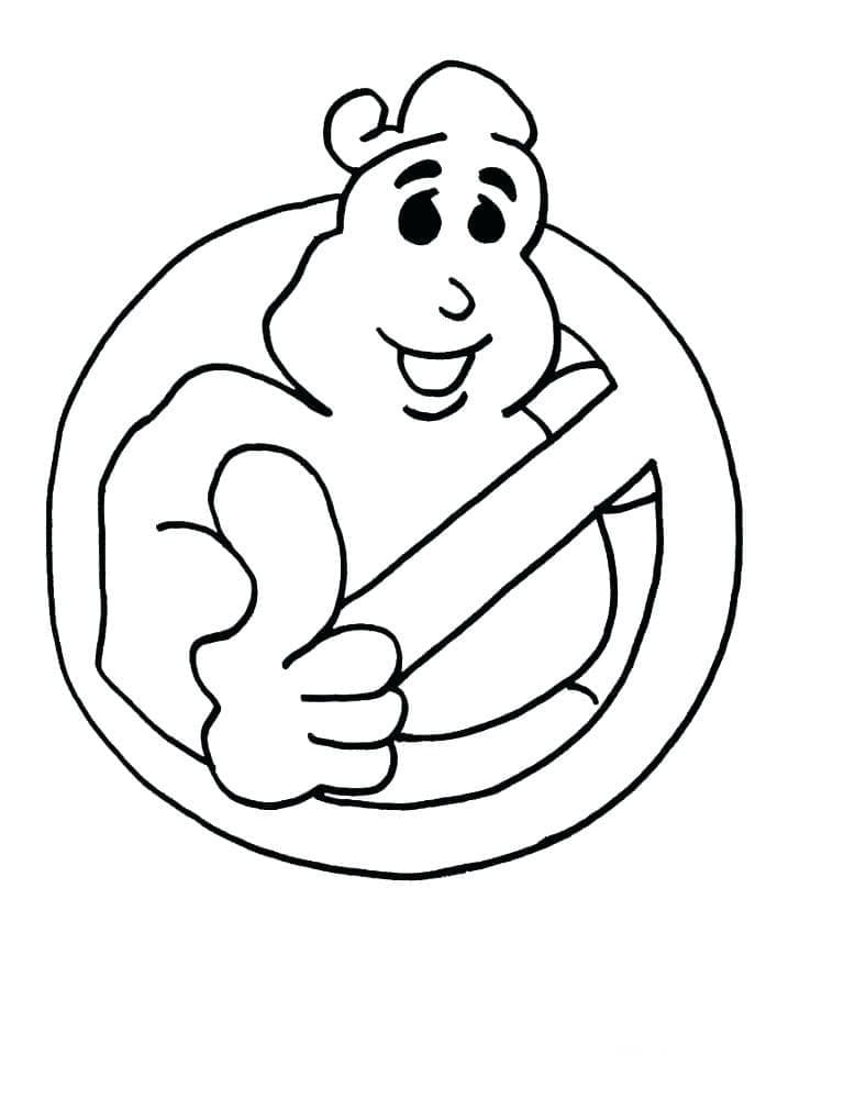 Krotitelé Duchů prostý tisknutelné omalovánka