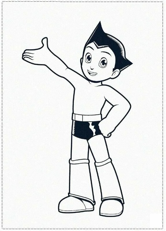 Nakreslete Astro Boy 1 omalovánka