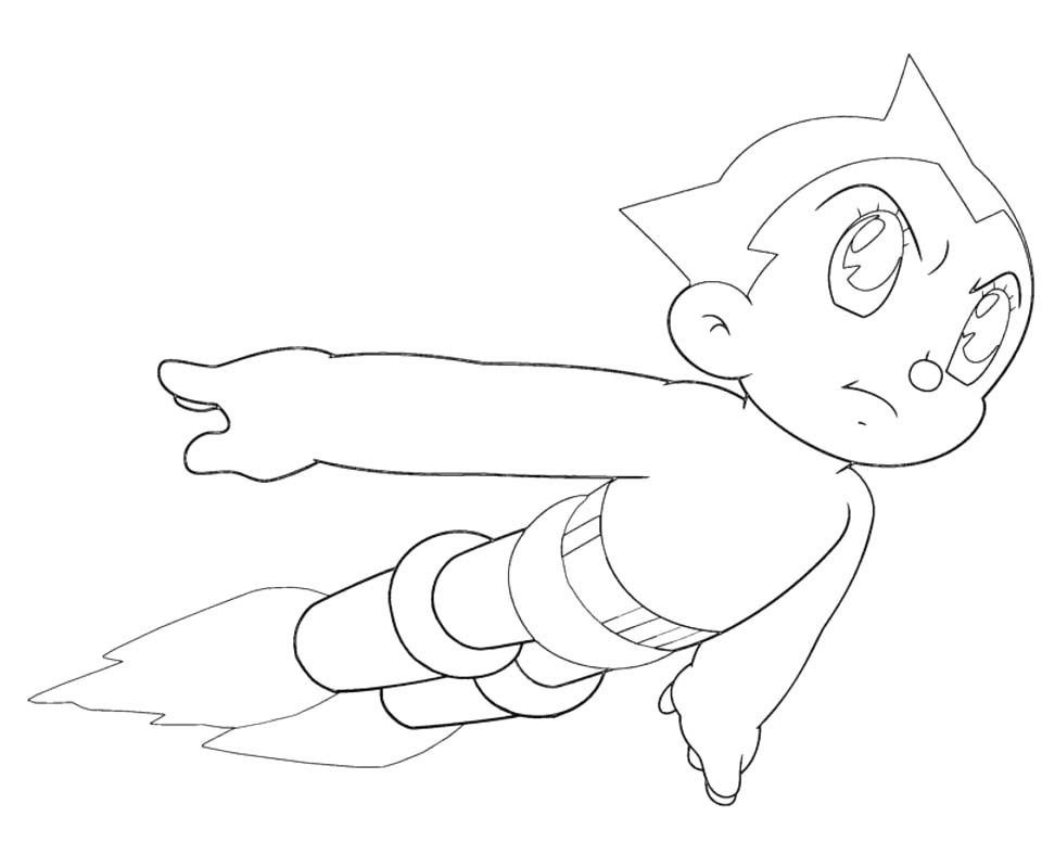 Nakreslete Astro Boy 2 omalovánka