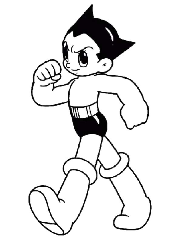 Nakreslete Astro Boy 8 omalovánka