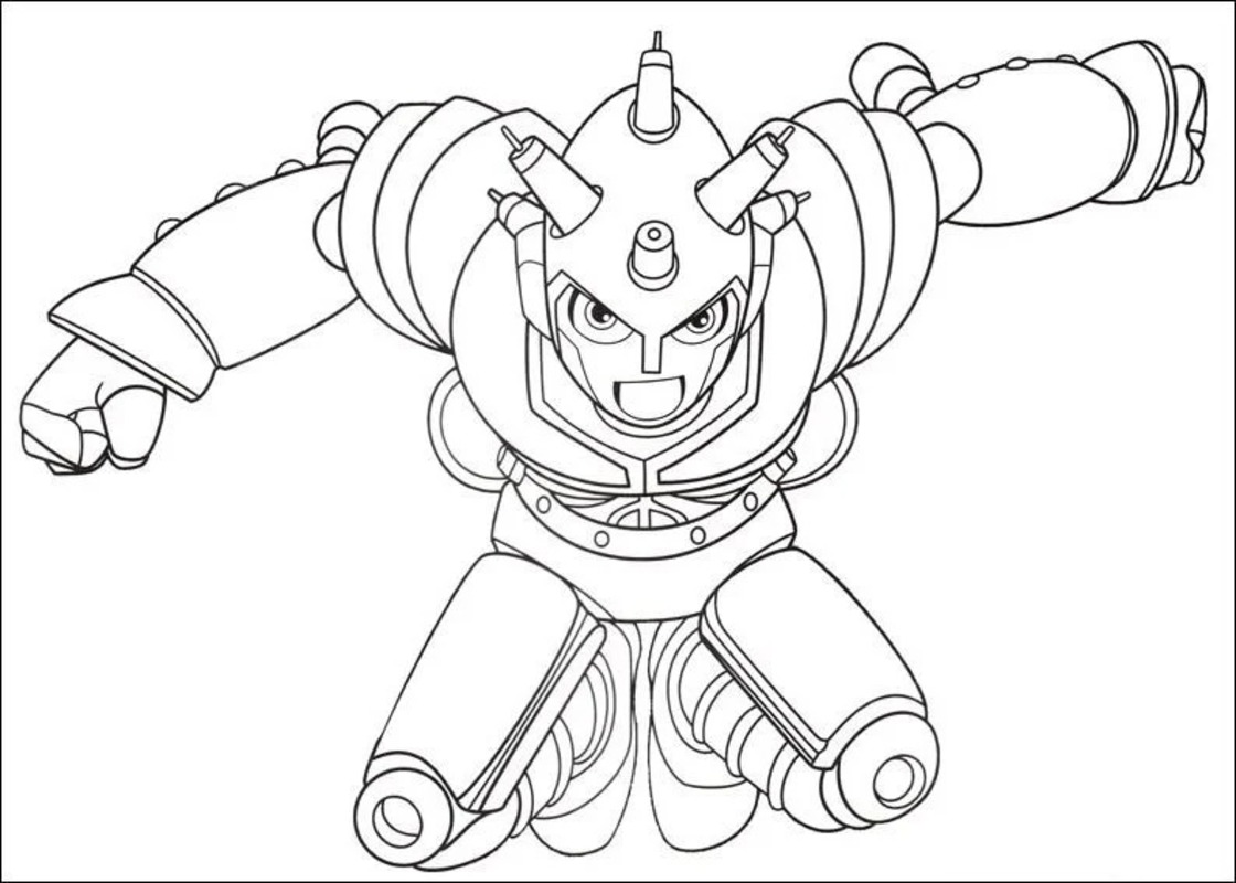 Nakreslete Astro Boy zdarma pro děti omalovánka