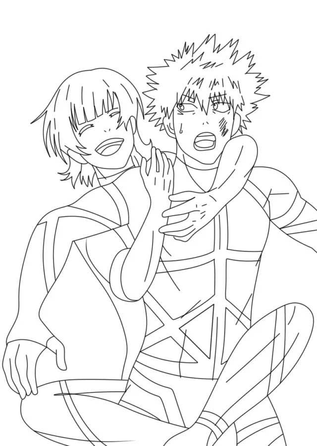 Nakreslete Blue Lock 8 omalovánka