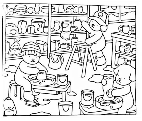 Nakreslete Bobbie Goods snadný omalovánka