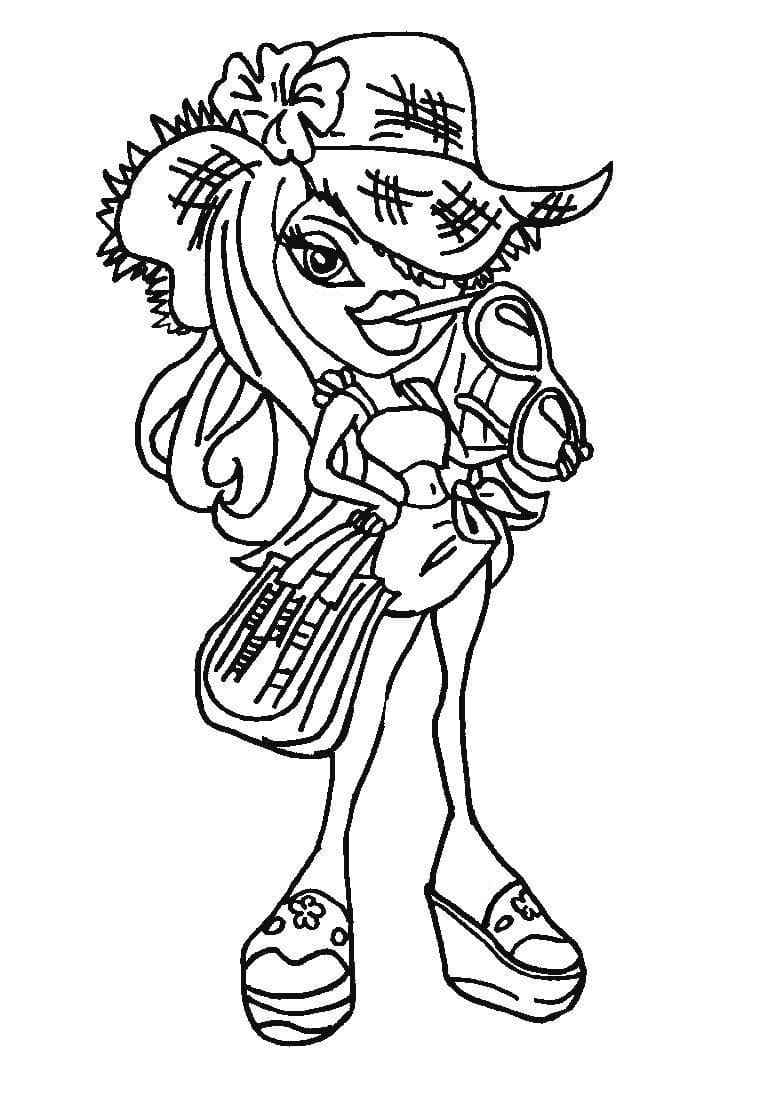 Nakreslete Bratz 3 omalovánka