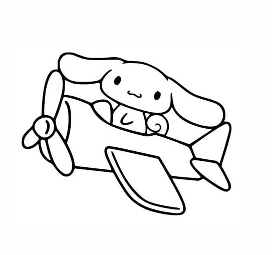 Nakreslete Cinnamoroll snadný omalovánka