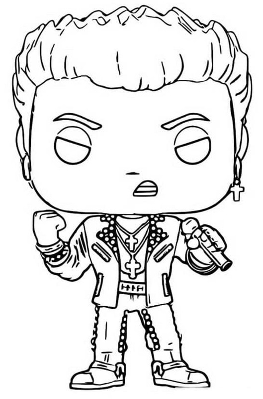Nakreslete Funko Pop Billy omalovánka