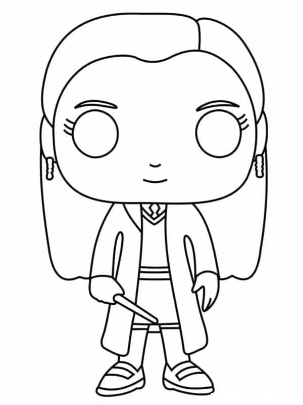 Nakreslete Funko Pop Ginny Weasley omalovánka