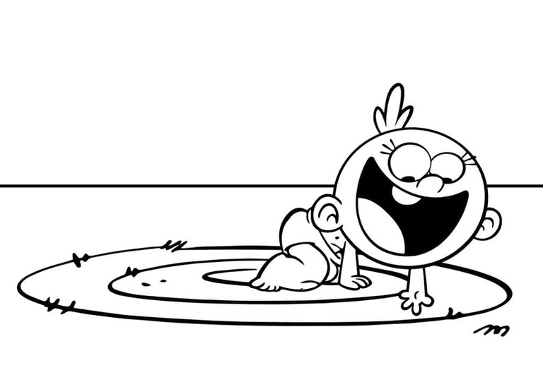 Nakreslete Hlasiťákovi základní omalovánka