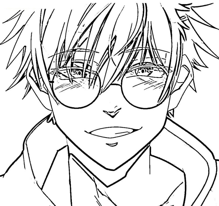 Nakreslete Jujutsu Kaisen velmi základní omalovánka