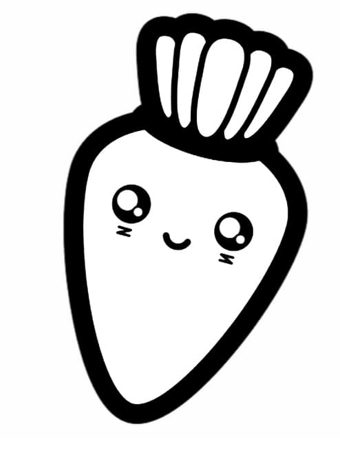 Nakreslete Mrkev u dětí omalovánka