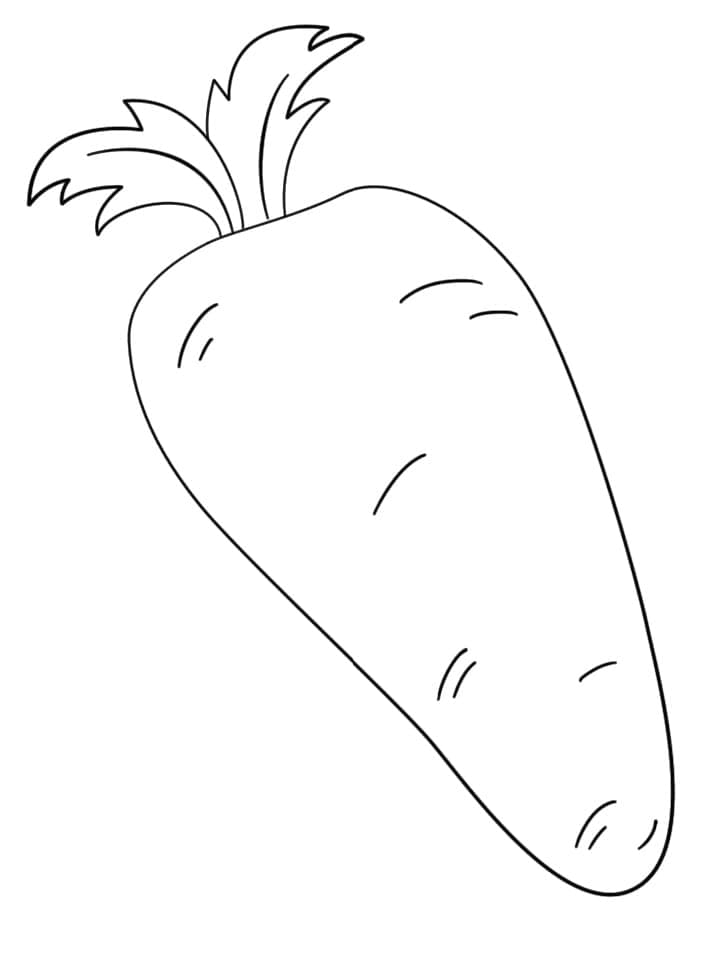 Mrkev omalovánky
