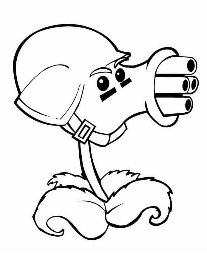 Nakreslete Plants vs Zombies u dětí omalovánka