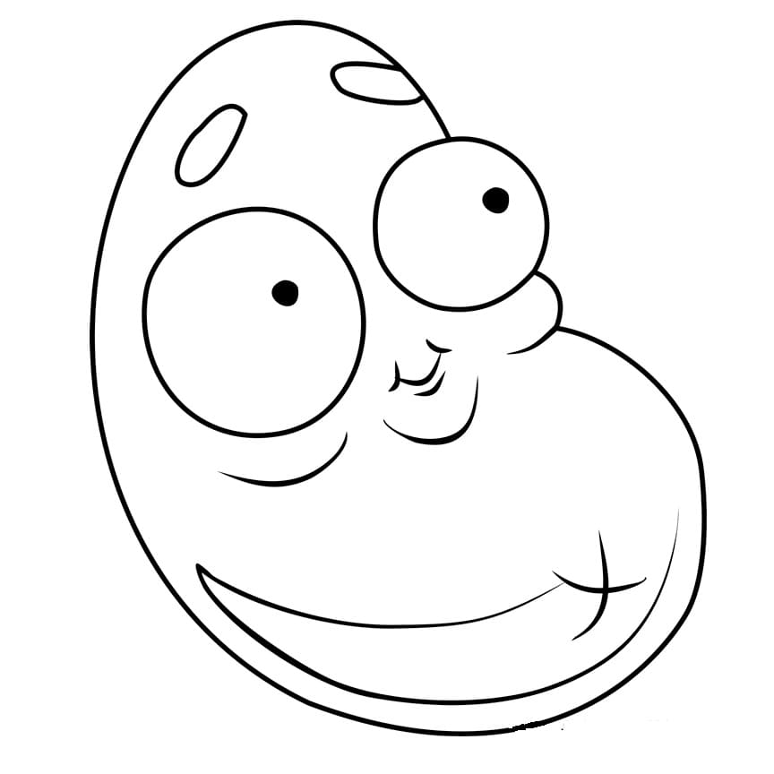 Nakreslete Plants vs Zombies zdarma pro děti omalovánka